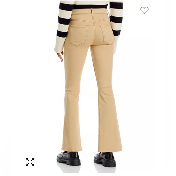 MOTHER The Weekender in Chalk It Up Mod Rise Flare Jeans - Picture 7 of 13